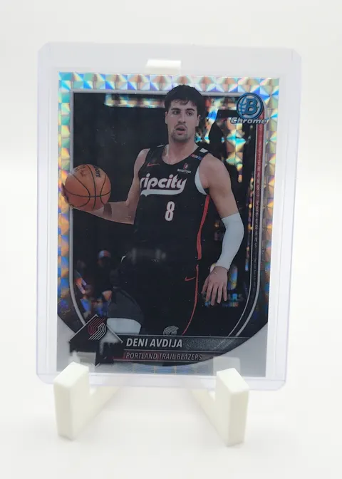 Deni Avdija 2024-25 Bowman Chrome Basketball - Veterans Mojo Refractor