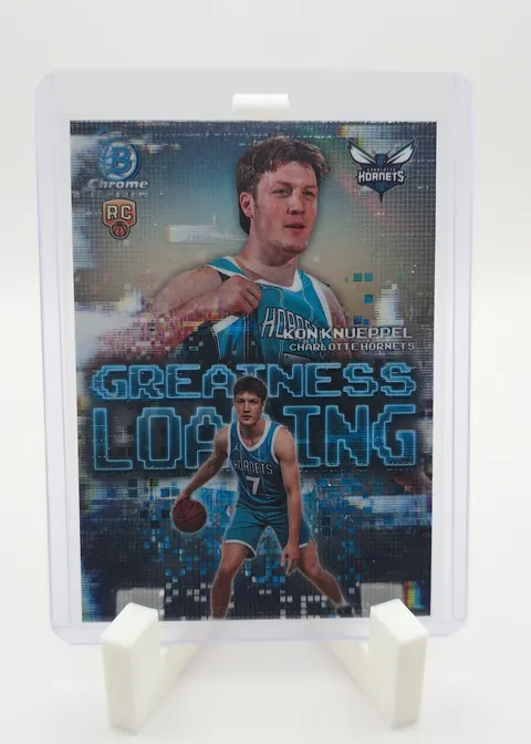 Kon Knueppel 2025-26 Bowman Chrome Basketball - Greatness Loading #GL-4 Refractor