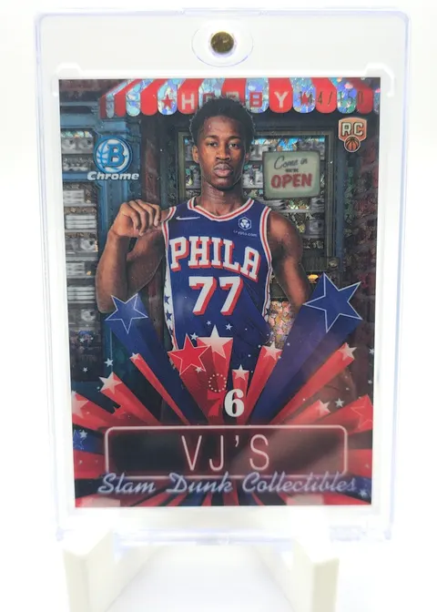 VJ Edgecombe 2025-26 Bowman Chrome Basketball - Hobby Stars #HS-8